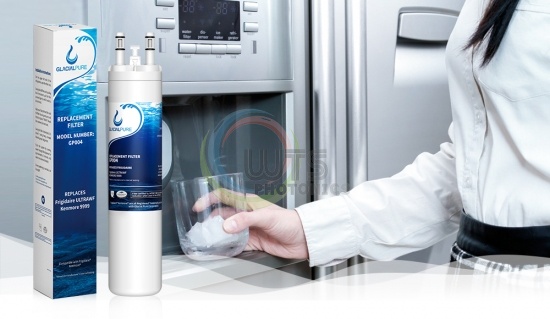 How to indicate refrigerator water filter cleaning